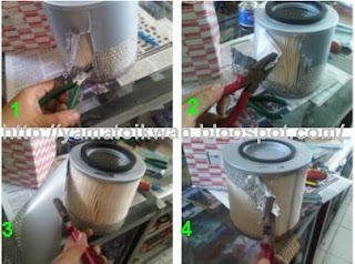 Memodifikasi Filter Udara Agar Lebih Free Flow Proses Pengerjaan