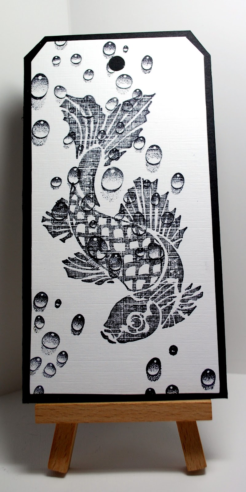 Eileen's Crafty Zone Water Droplets..... Fabulous Stamps by Ryn.