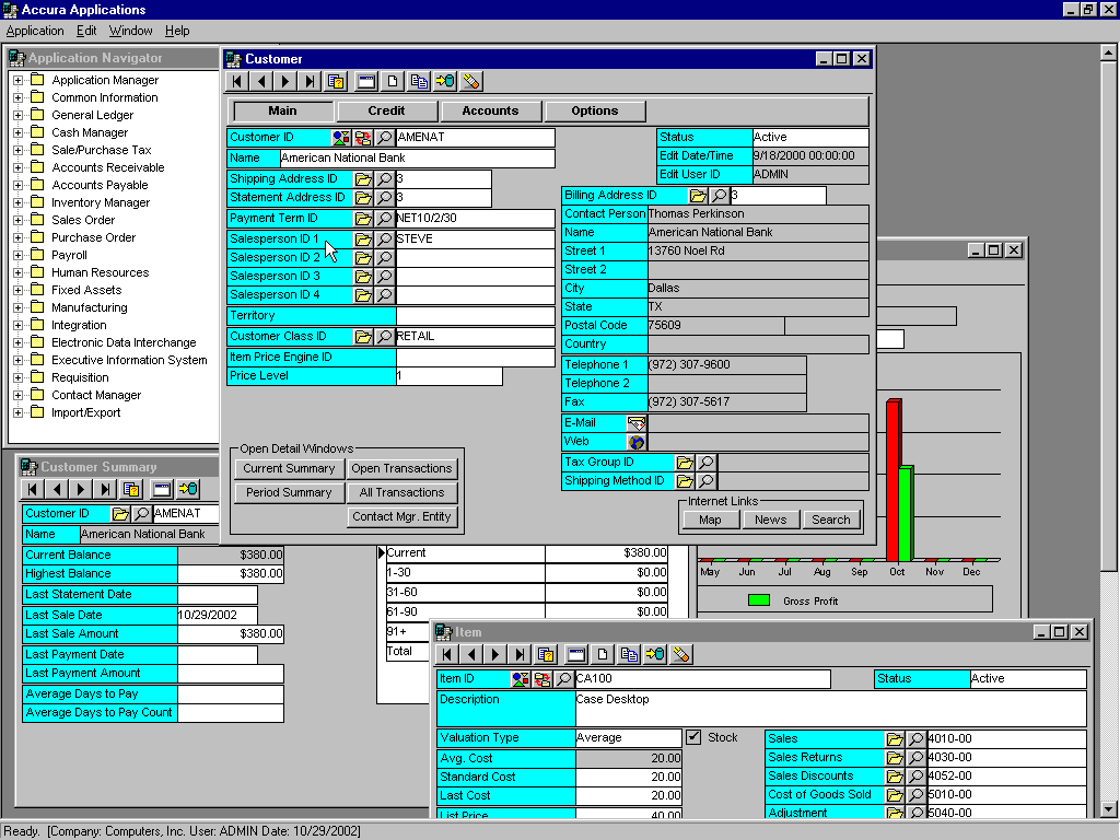 Accounting Software Example