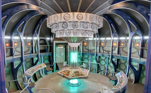 Inside the TARDIS at Google Maps