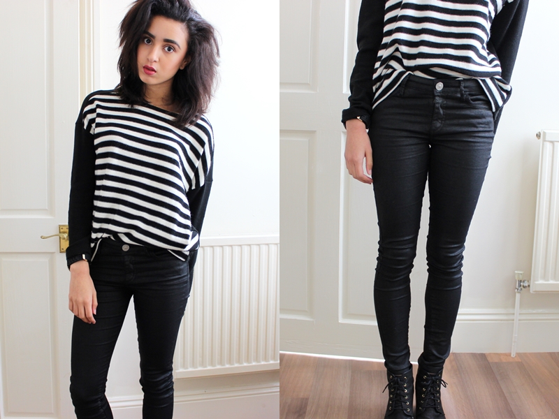 The style post Wax coated jeans Danielle Jasmine Fashion