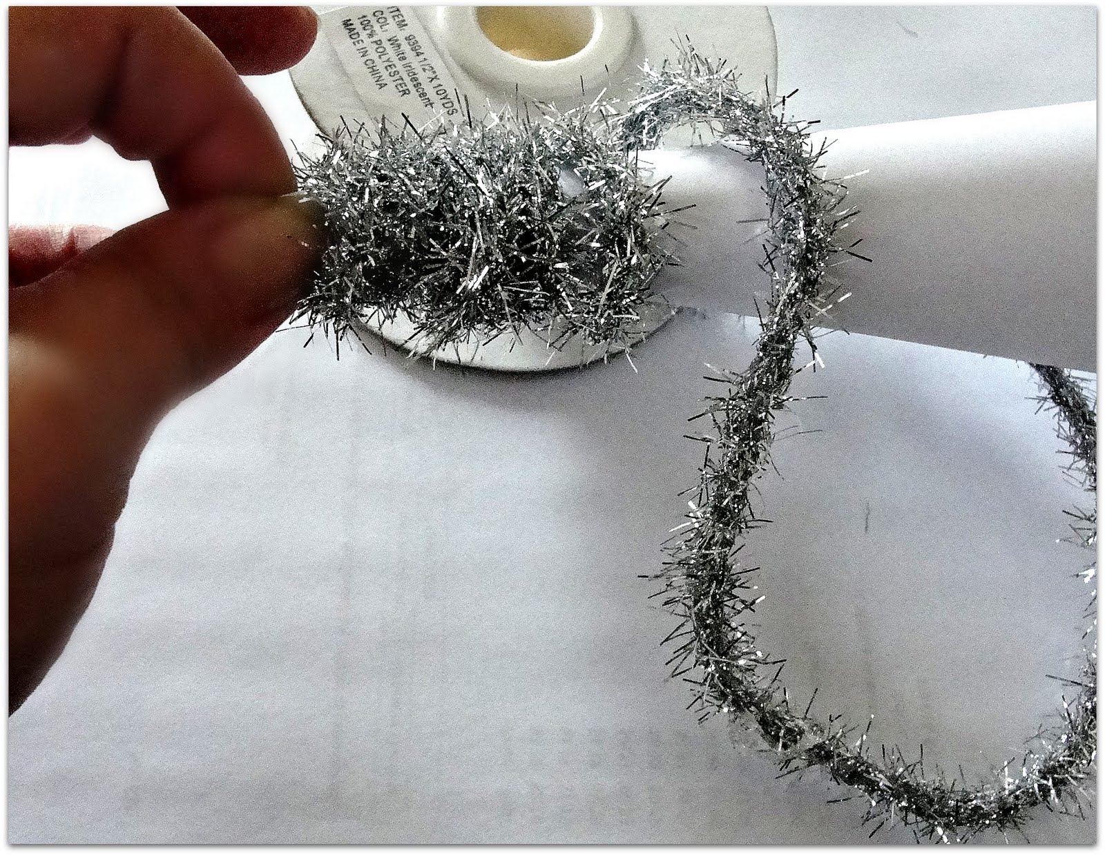 {A Million Memories} Tinsel Christmas Tree Tutorial