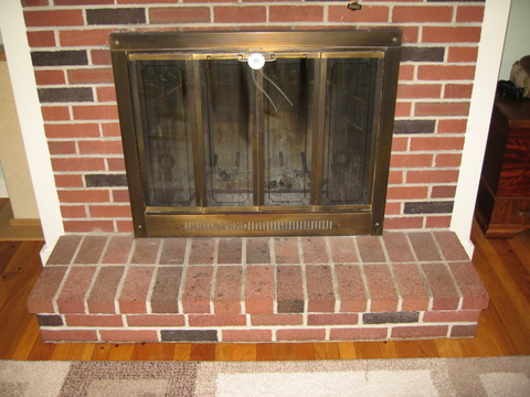 Baby-proof the fireplace hearth with a padded bench!  Baby proof fireplace,  Childproof fireplace, Fireplace cover