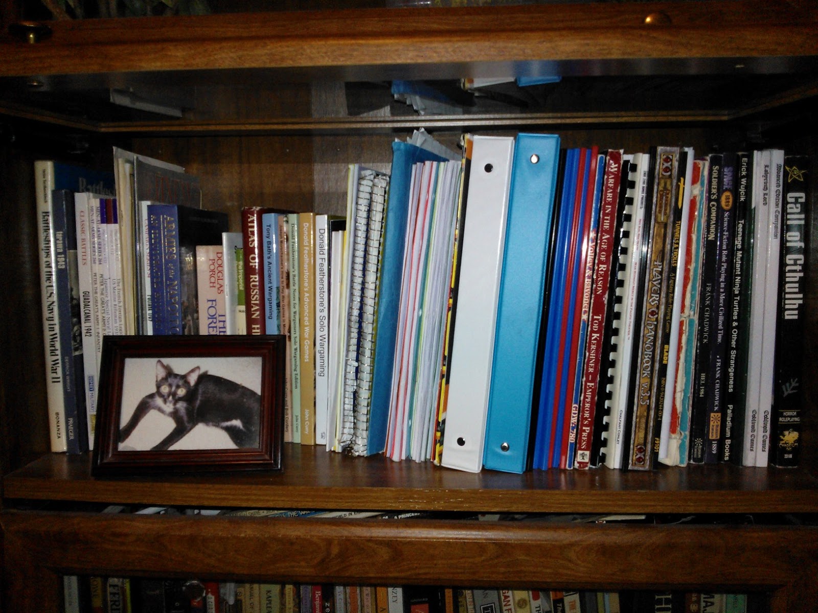 Tabletop Diversions My Gaming Bookshelf (a meme) and Some New Arrivals