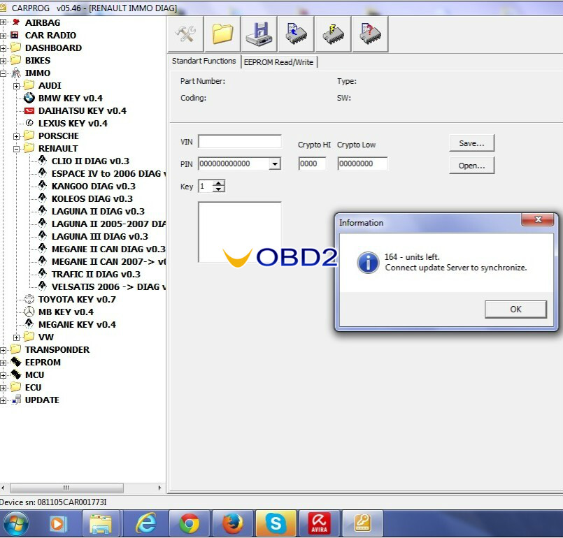 Airbag Reset Software