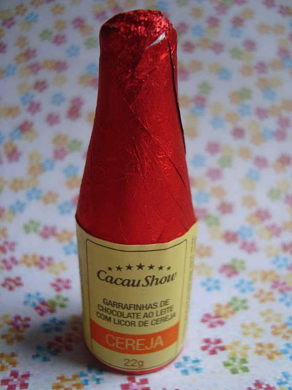 Querido Diário Sweet Life Garrafinhas de chocolate com licor de