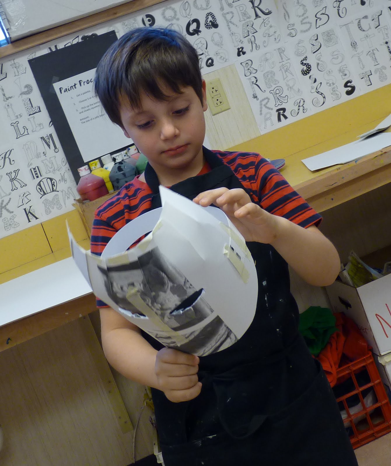 Paper Mask Making