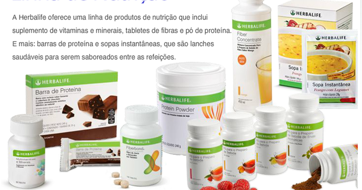 VIDA MELHOR COM HERBALIFE PRODUTOS HERBALIFE