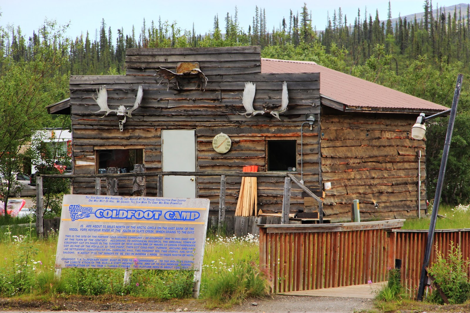 Riding the USA Day 18 Coldfoot, Alaska