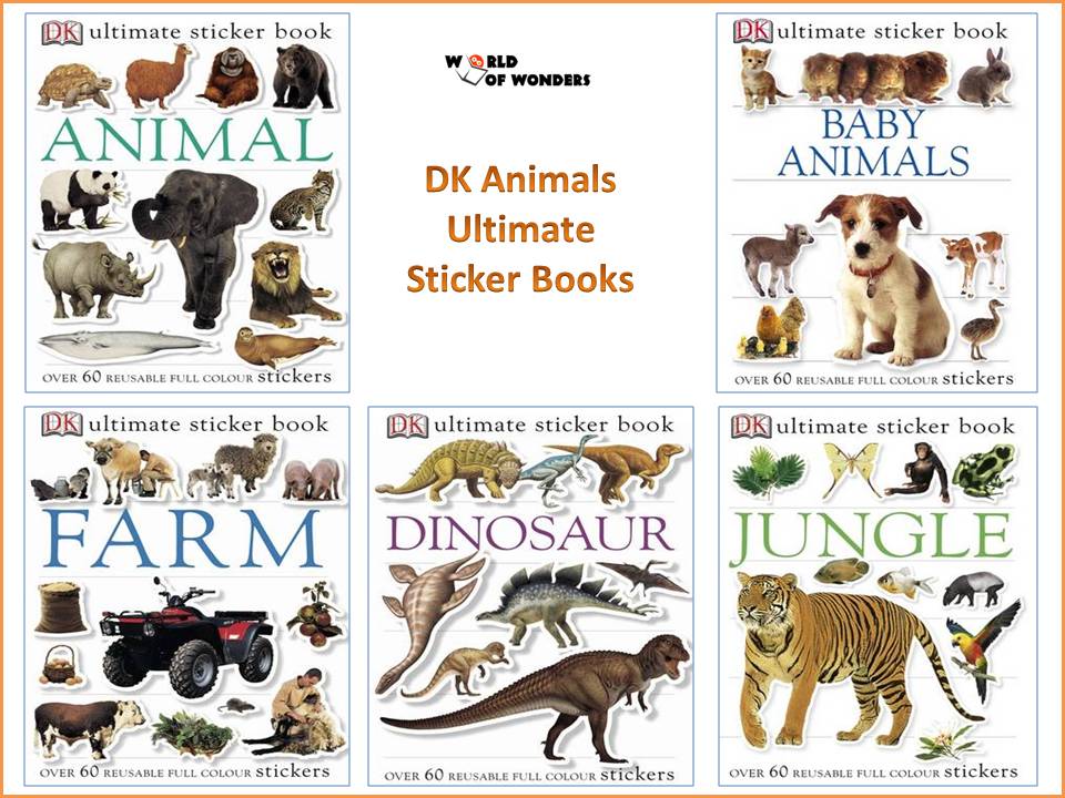 World of Wonders DK Animals Ultimate Sticker Books