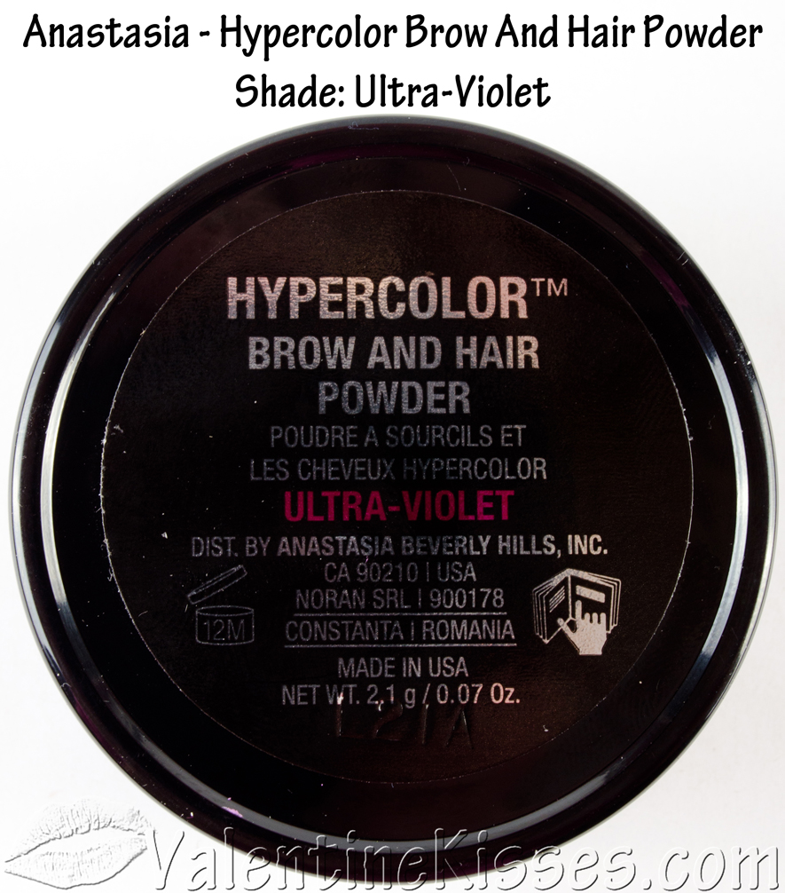 Valentine Kisses: Anastasia Hypercolor Brow & Hair Powder ...