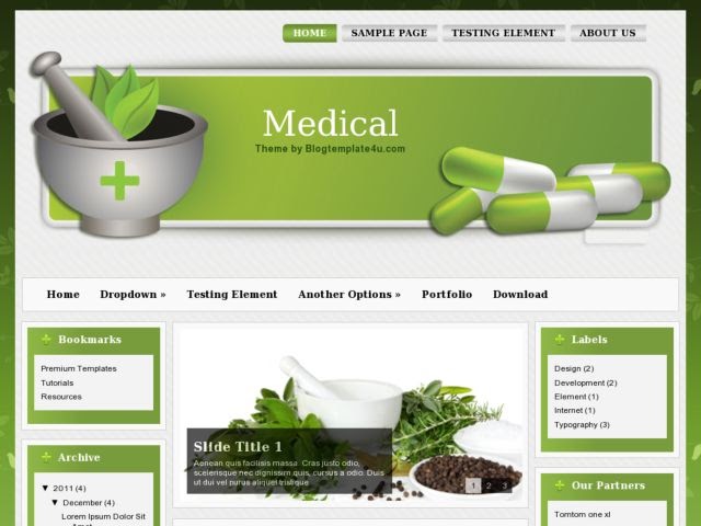 Medical Blogger Templates Medical Theme Blogger Template | Blogger Templates Gallery