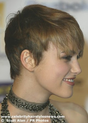 Keira Knightley Short Hairstyles 2011