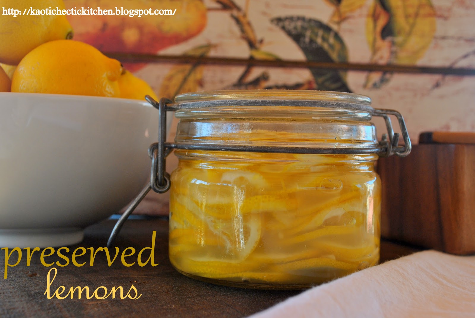 when life gives you lemons.. make preserved lemons