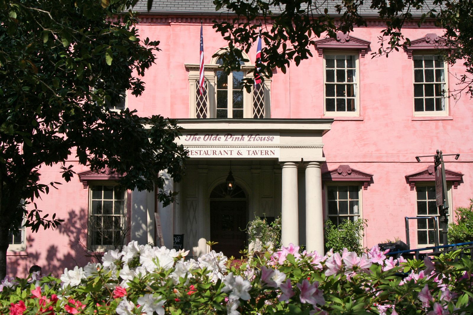 Pink The Olde Pink House Savannah Lavender's Blue