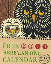 Owl Lover 2014 Calendar
