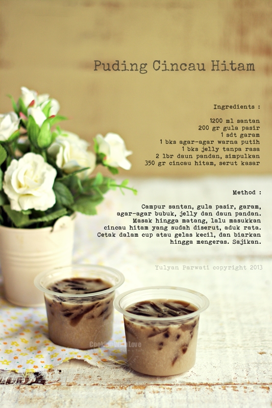 Cooking With Love Puding Cincau Hitam