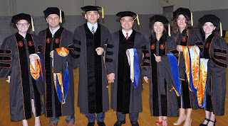 The Summer 2011 Ph.D. graduates from the College of Criminal are (l to r) Drs. Randa Embry, Kadir Akyuz, Hoon Lee, Napoleon Reyes, Claire Nolasco, Natalia del Rocio Tapia Mansilla and Alicia Deal.