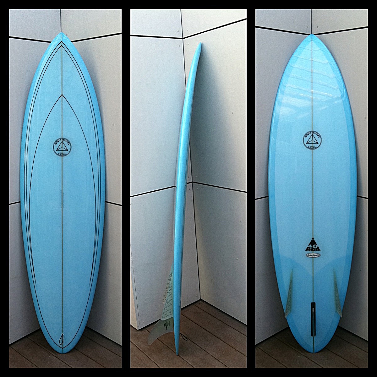 6’2″ Bonzer 3 fin Deluxe Surfy Surfy