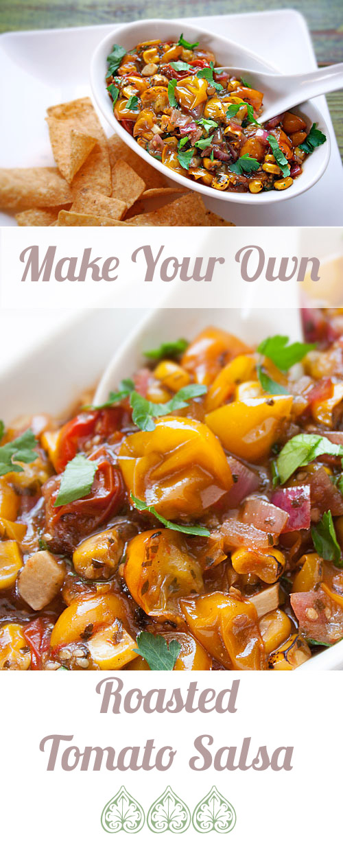 GlutenFree Goddess Recipes Roasted Yellow Tomato Salsa Recipe with