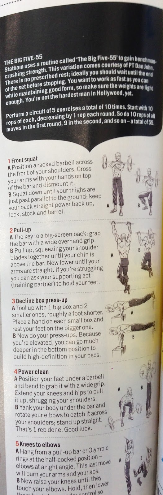 Getting Fit with Gabe and Joe Statham�s Big 555 workout