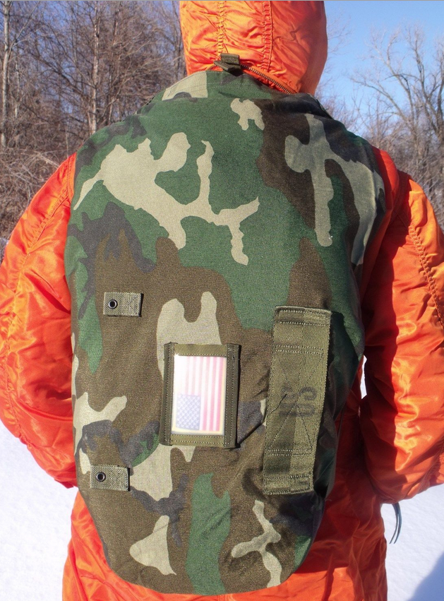 เป้ US. ARMY USMC WOODLAND BAG CARRYING PROTECTIVE ENSEMBLE