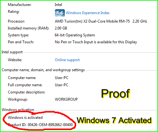 Windows Vista Upgrade Product Key Code