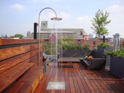 outdoor shower ideas of the beautiful and modern wood on deck