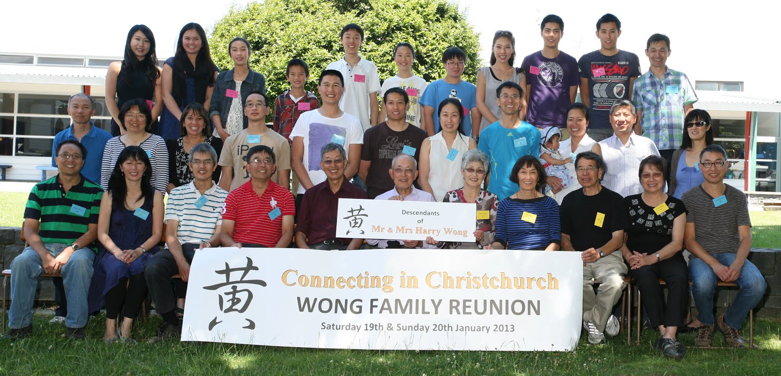 Descendants of Mr & Mrs Harry Wong