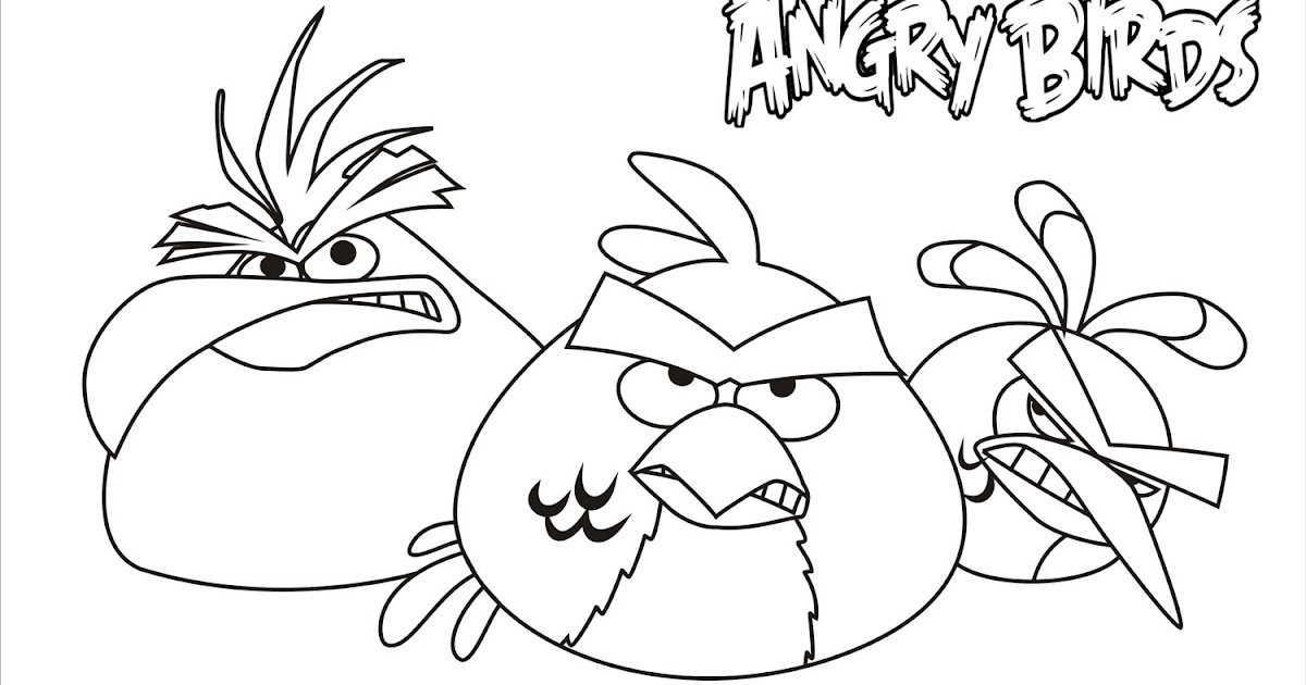 Angry Birds Rio Coloring Pages | Team colors