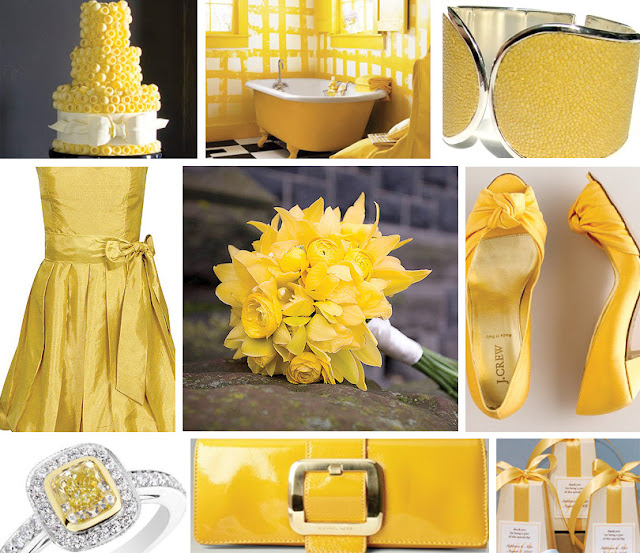 Yellow Wedding Favor