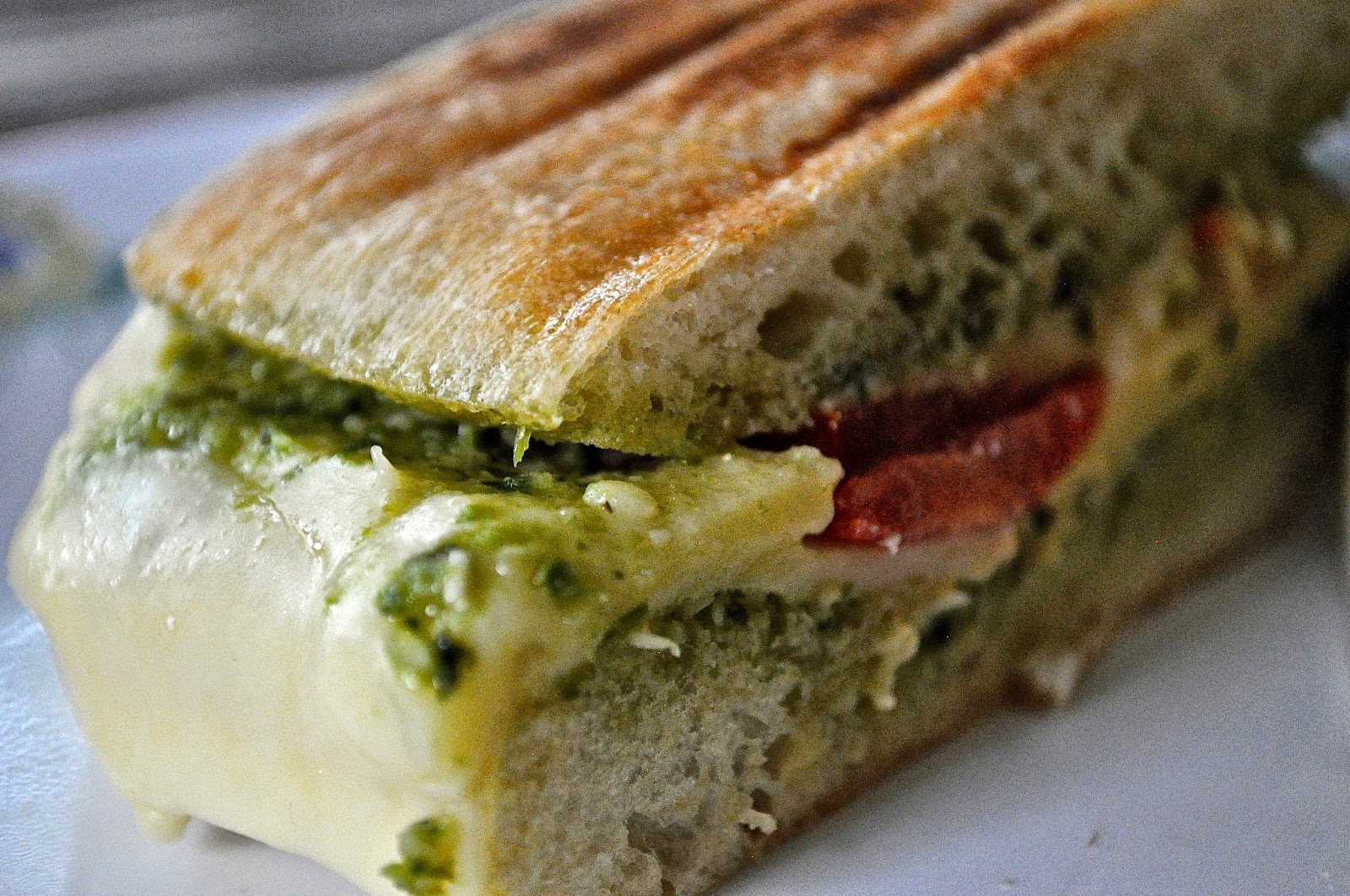 Cooking with Meena Tomato Pesto Cheese Sandwich quick lunch for kids