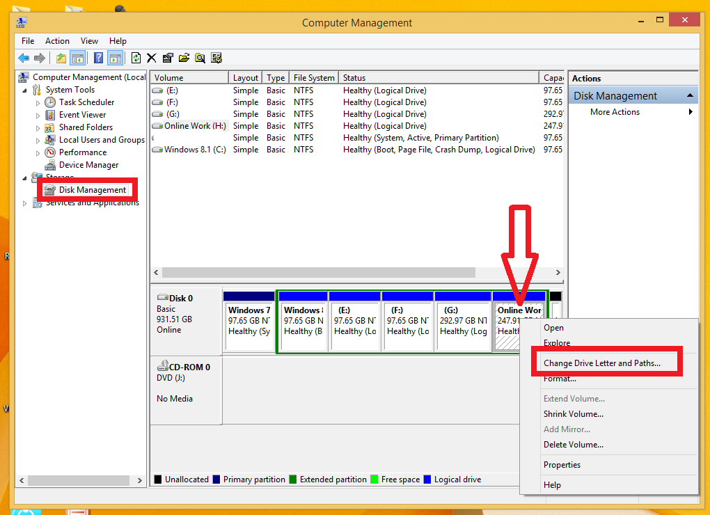 Learn New Things How to Hide Drives in Windows PC (Windows 7, 8, 8.1 & 10)
