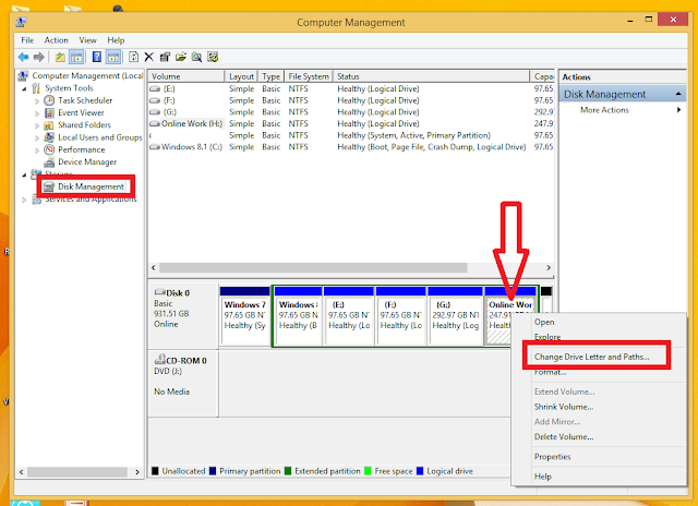 How to Hide Drives in Windows PC,hide drives in windows 7,hide drives windows 8,hide drives in windows 8.1,hide drives windows 10,hide & unhide local drives in windows,how to remove drives,local drive hide,unhide drives,d drvies,e drvies,f drvies,g drvies,hiding drives,local drives,my computer,this PC,Manage,Disk Management,Change Drive Letter and Paths,drives,partition hide,how to hide drive in explorer,show drives,invisible drives,remain drive,xp How to do hide local drives in windows pc Hide & Unhide D Drives, E Drives, F Drives etc. etc. in your windows PC, windows 7, 8,8.1 & 10.