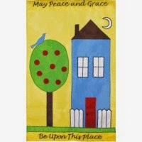 Peace and Grace Applique Garden Flag peace and grace applique garden flag