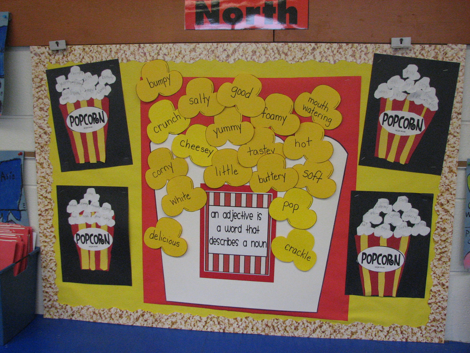 Dew Drop Into First Grade Popcorn Adjectives, Yum, Yum!!