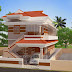 Double storey Kerala style house