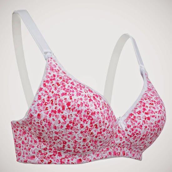 BongBongIdea Autumnz LAUREN Padded Nursing/Maternity Bra (Ruby)