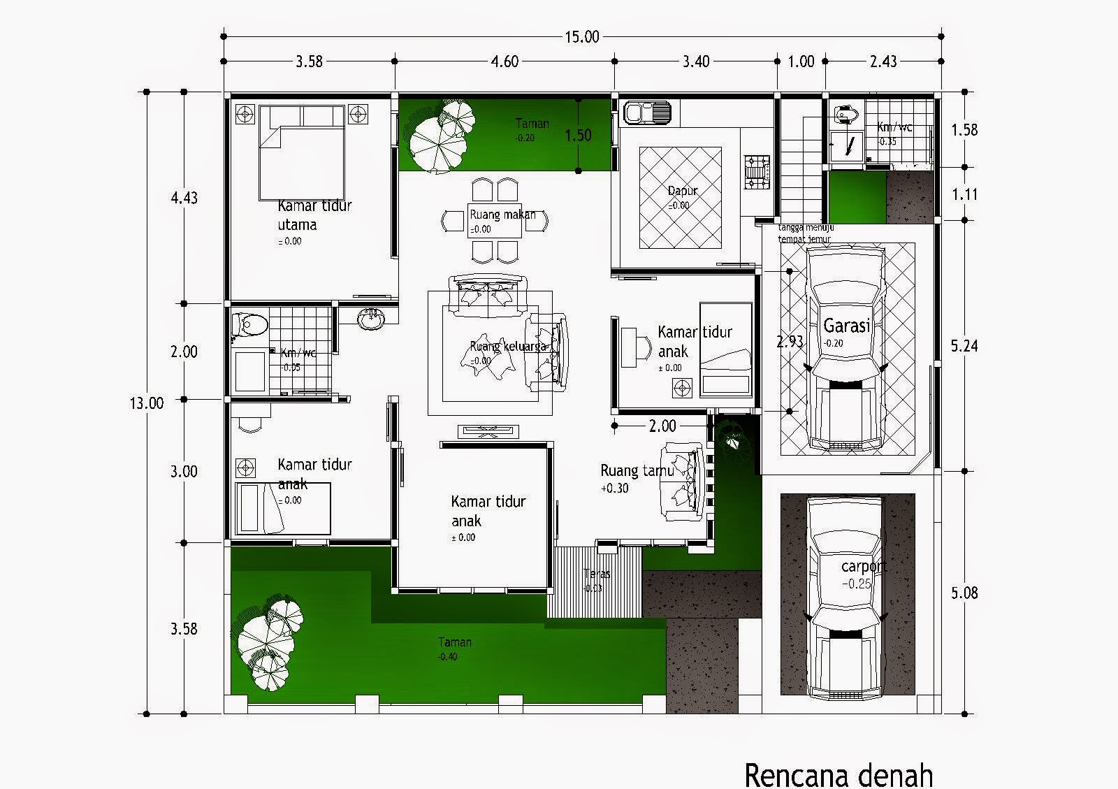 Rumah Minimalis 1 Lantai Ada Kolam Renang | Desain Rumah ...