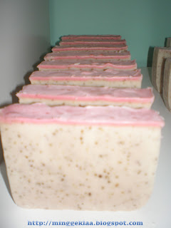 Dark Frosted Strawberry Cold Processed Handmade Soap