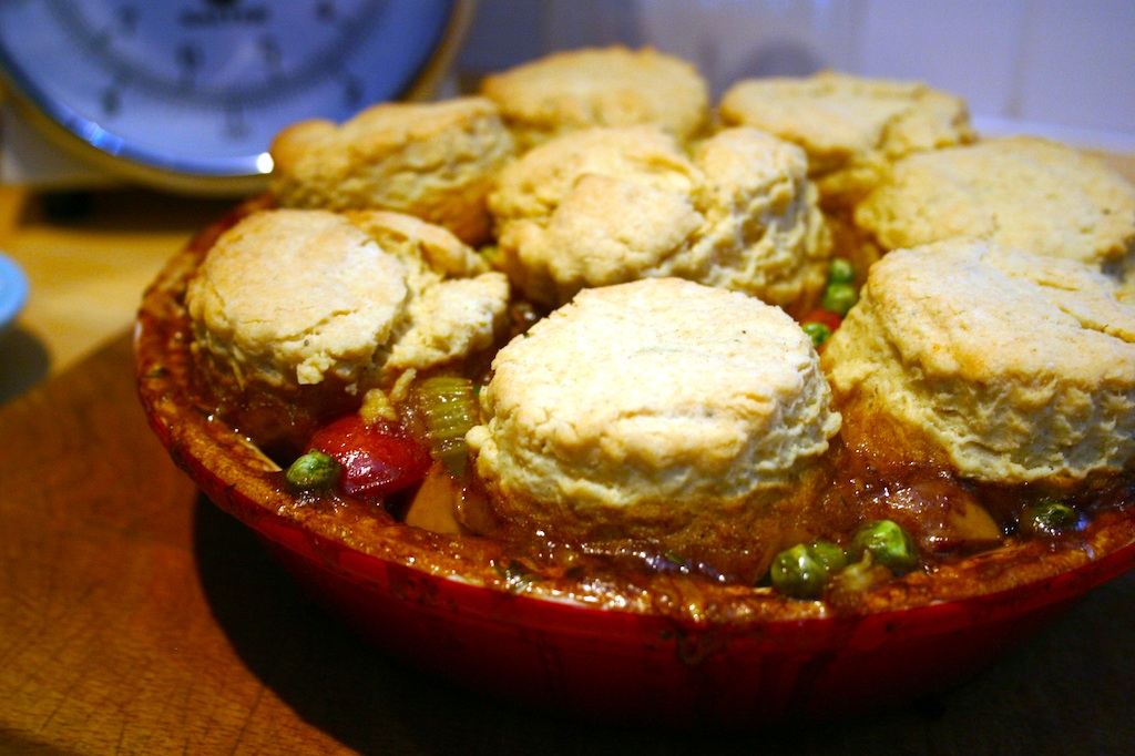 Belleau Kitchen veggie sausage casserole cobbler