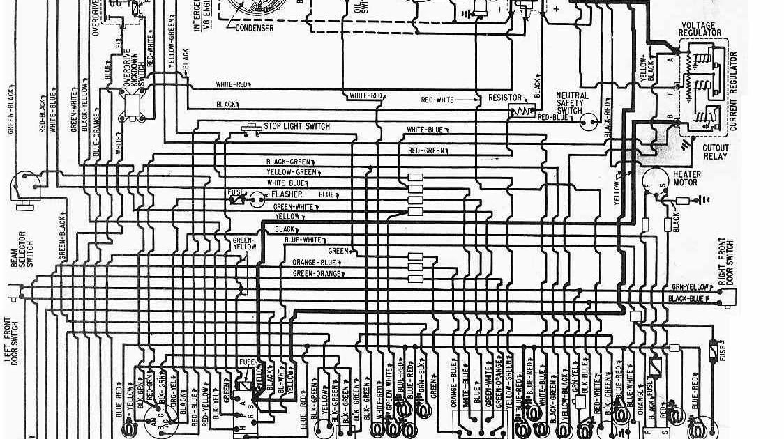 Electrical Wiring Diagram For 1958 Ford V8