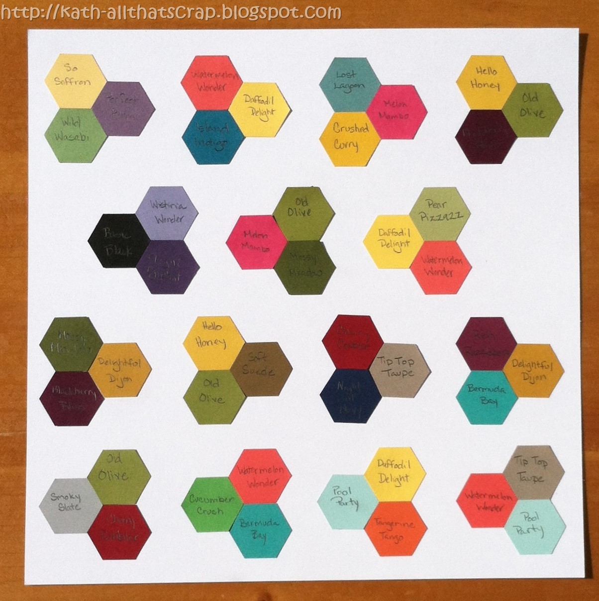 Created By Kath More Color Combos