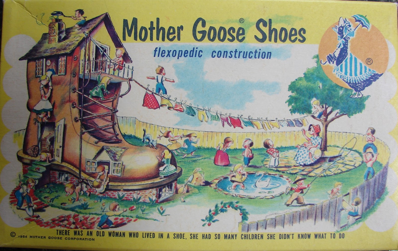 Color My World Mother Goose Shoe Box