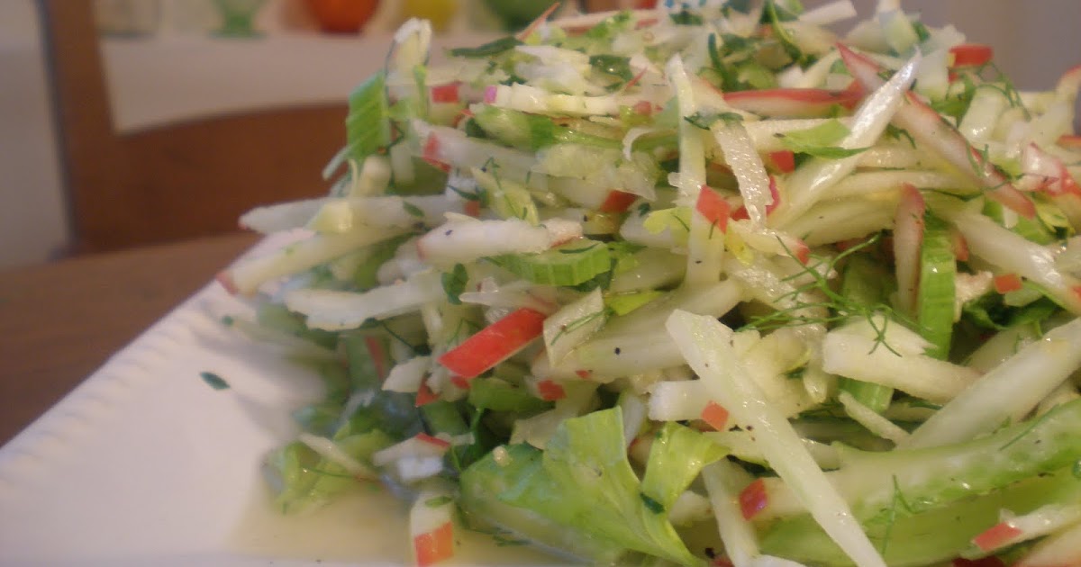 Orange and Cardamom Celery, Apple, and Fennel Slaw