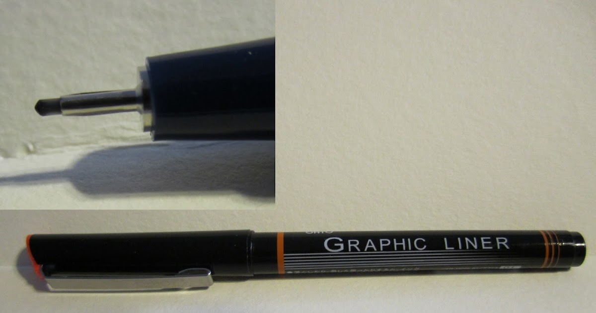 Review of the Ohto Graphic Liner Needle Point Drawing Pen