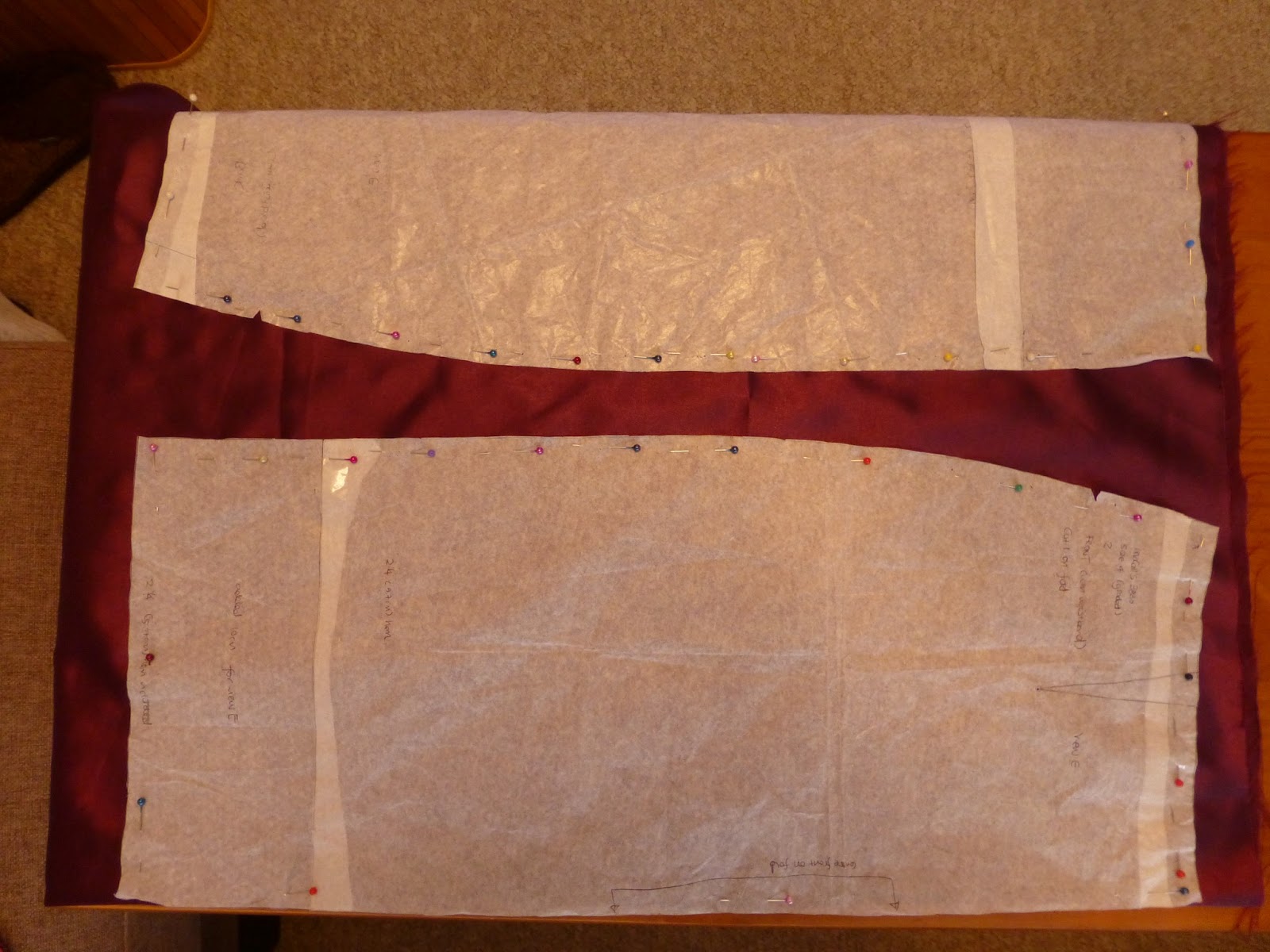 Queen of Darts Tutorial how to add lining to a skirt with waistband