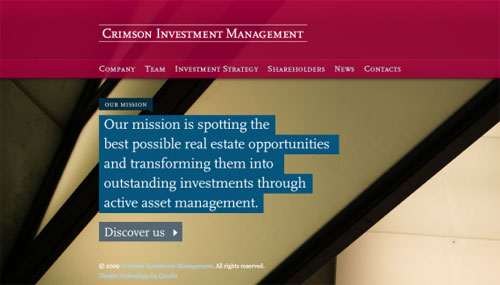 Classy & Professional Financial Web Designs