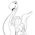 Desenhos para Colorir de Dinossauro Herbívoro 