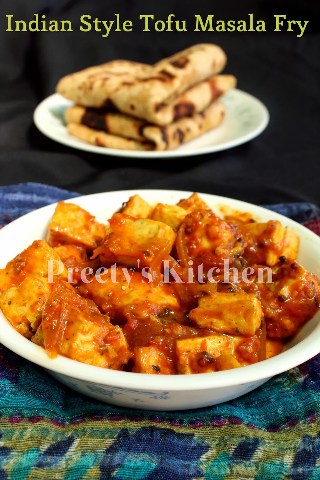 Preety's Kitchen Indian Style Tofu Masala Fry / Vegan Recipe (Step By Step Pictures)